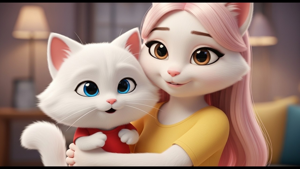 🎨 AI Cat Story: Little Artist Or Big Mess? Kitten Finds Paint!#aicat #cat #catstory #catai