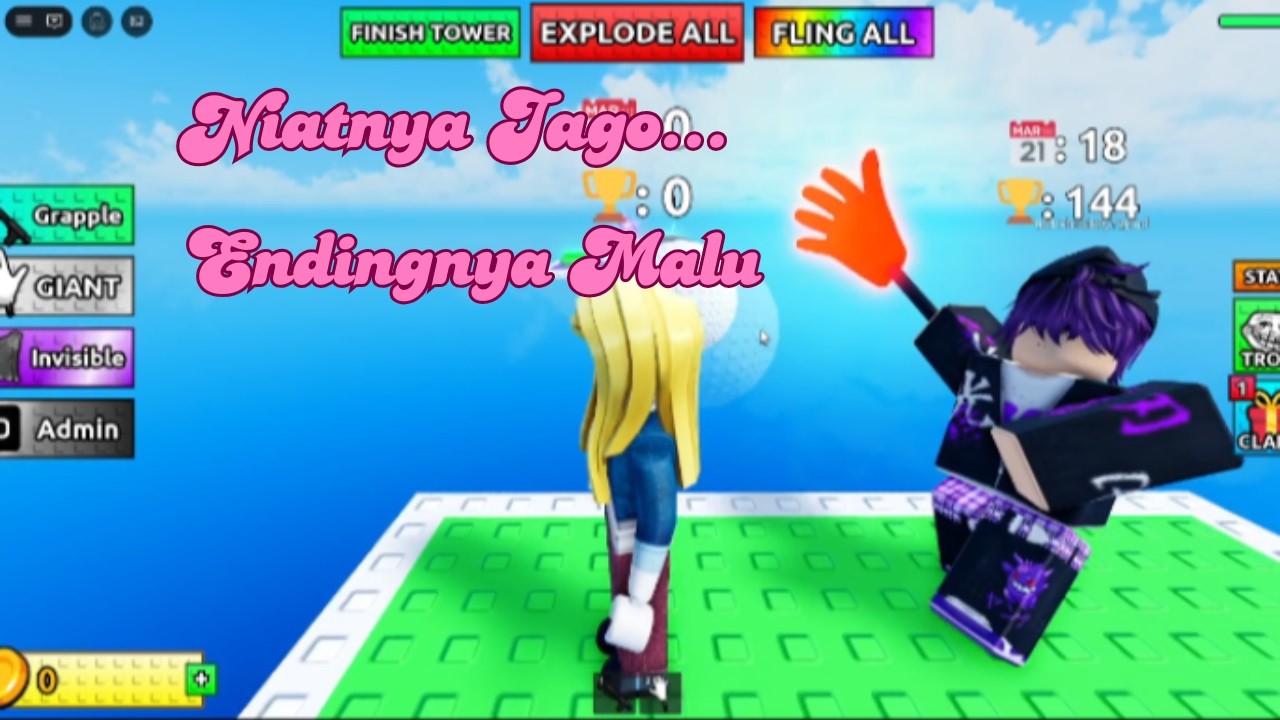 Niatnya Jago… Endingnya Malu #roblox #robloxindonesia