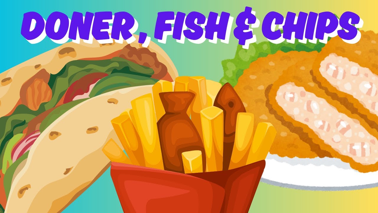Fresh Cod, Doner Kebab and Chips