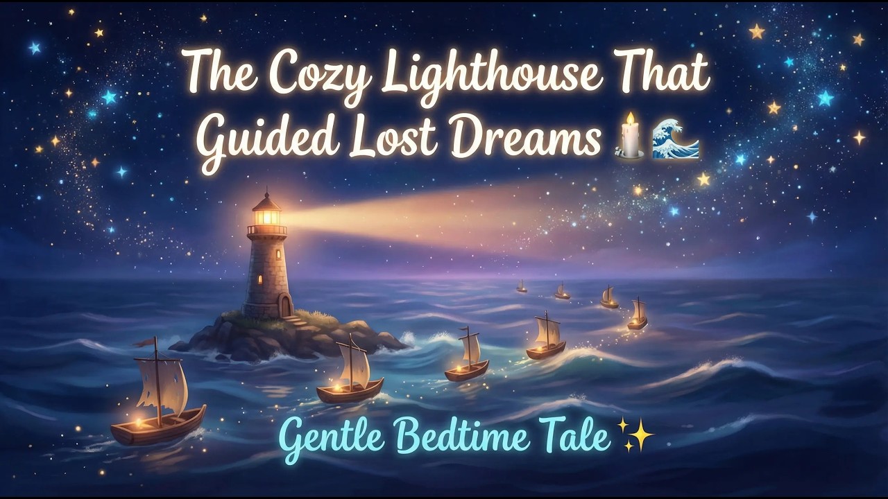 Уютный маяк, указывающий путь к несбывшимся мечтам 🕯️🌊 | Спокойная сказка на ночь для детей