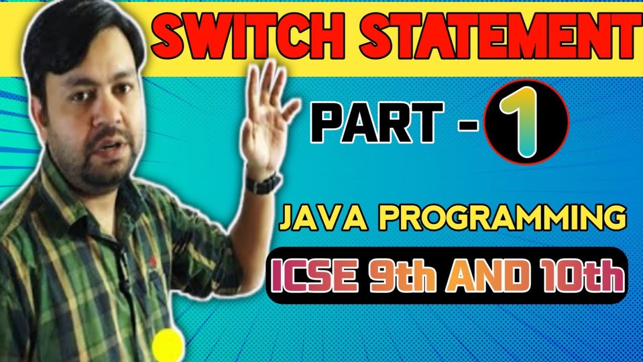 Part 1 How to write switch program in java || Syntax || example || YP Computer Classes