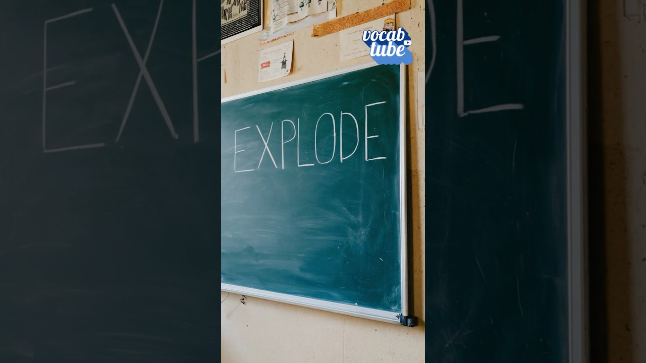 explode - English Vocabulary Learning #Shorts