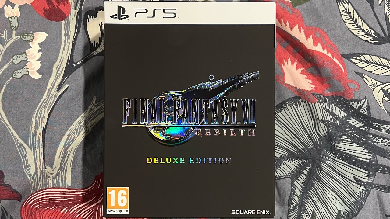 Final Fantasy VII Rebirth Deluxe Edition PS5 unboxing 