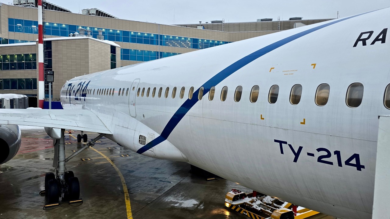 Ту-214 а/к Red Wings | Рейс Москва – Саранск | Двухметровые сугробы в Саранске