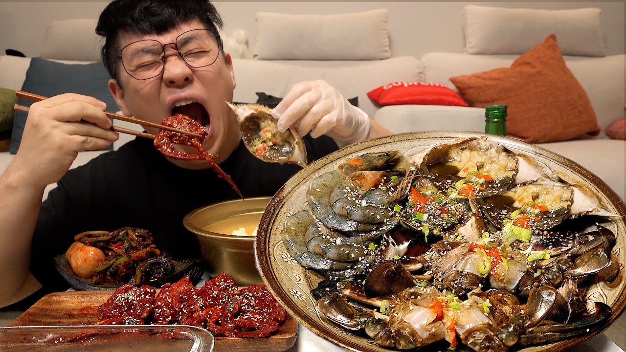 ASMR Mukbang 먹방창배 알이 꽉찬 게장 밥만들고 오세요 곽가네 기깔난게장 대박 레전드 먹방 Yangnyeom gejang Legend kfood eatingshow rea