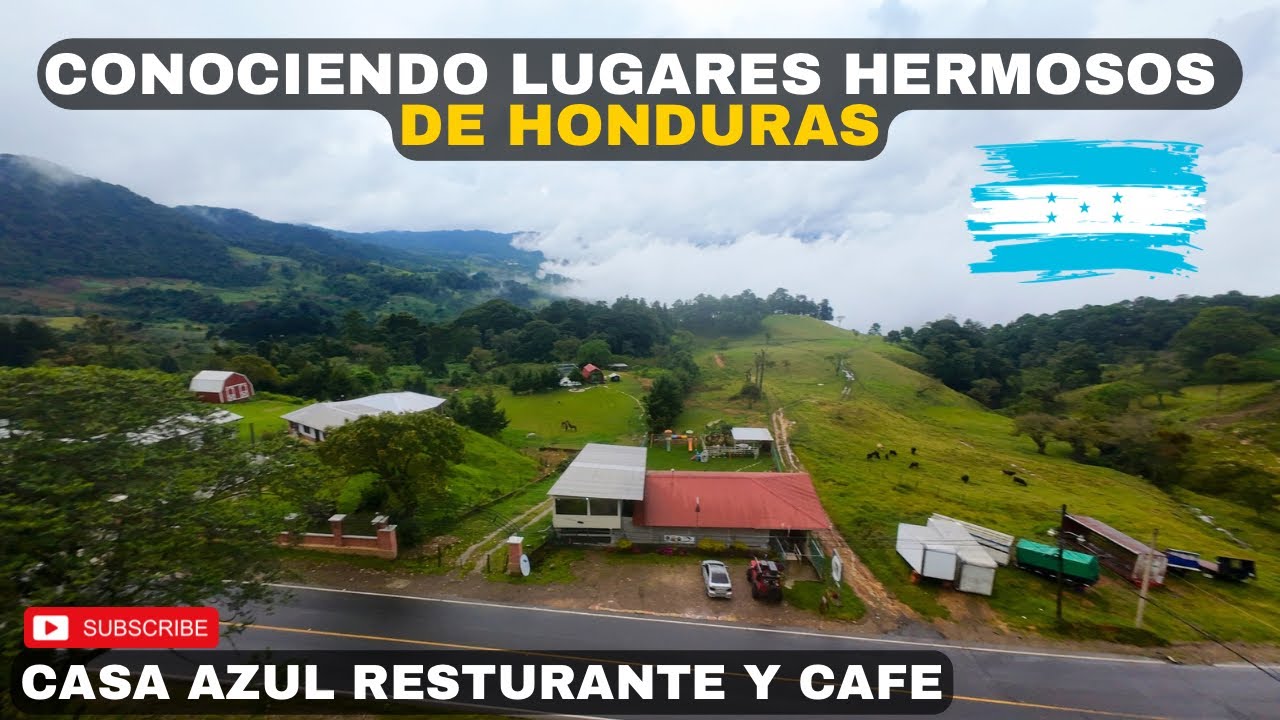 ¡CONOCIENDO LUGARES HERMOSOS DE HONDURAS! Caza Azul Restaurante Café El Portillo Ocotepeque 🇭🇳😱
