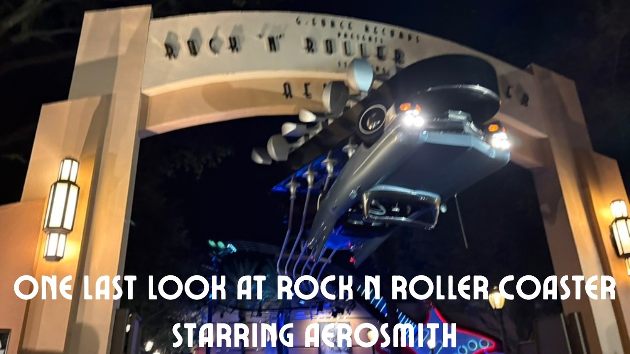 One Last Look Of Rock N Roller Coaster Starring Aerosmith - Disney's Hollywood Studios - WDW