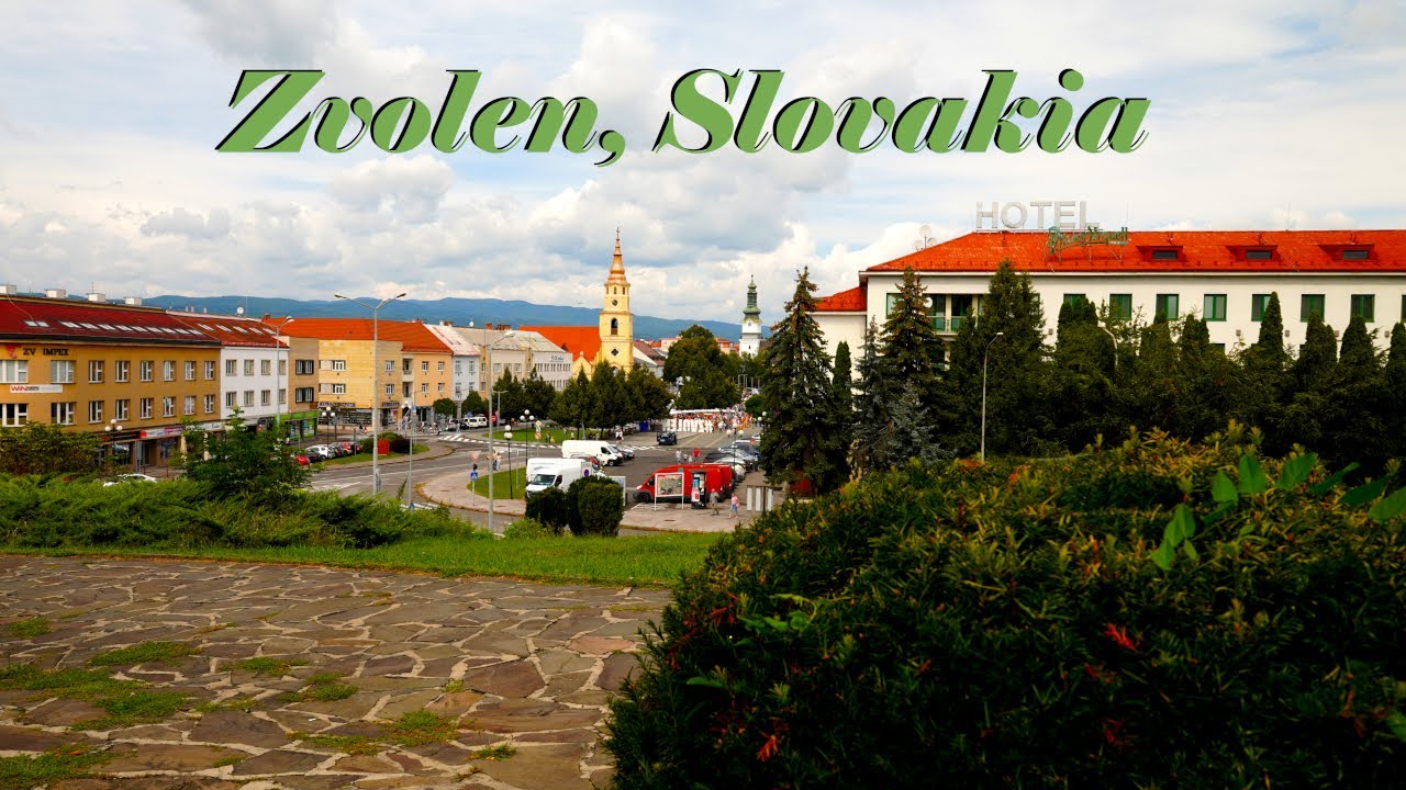 Zvolen, Slovakia 🇸🇰 walking tour, August 2023