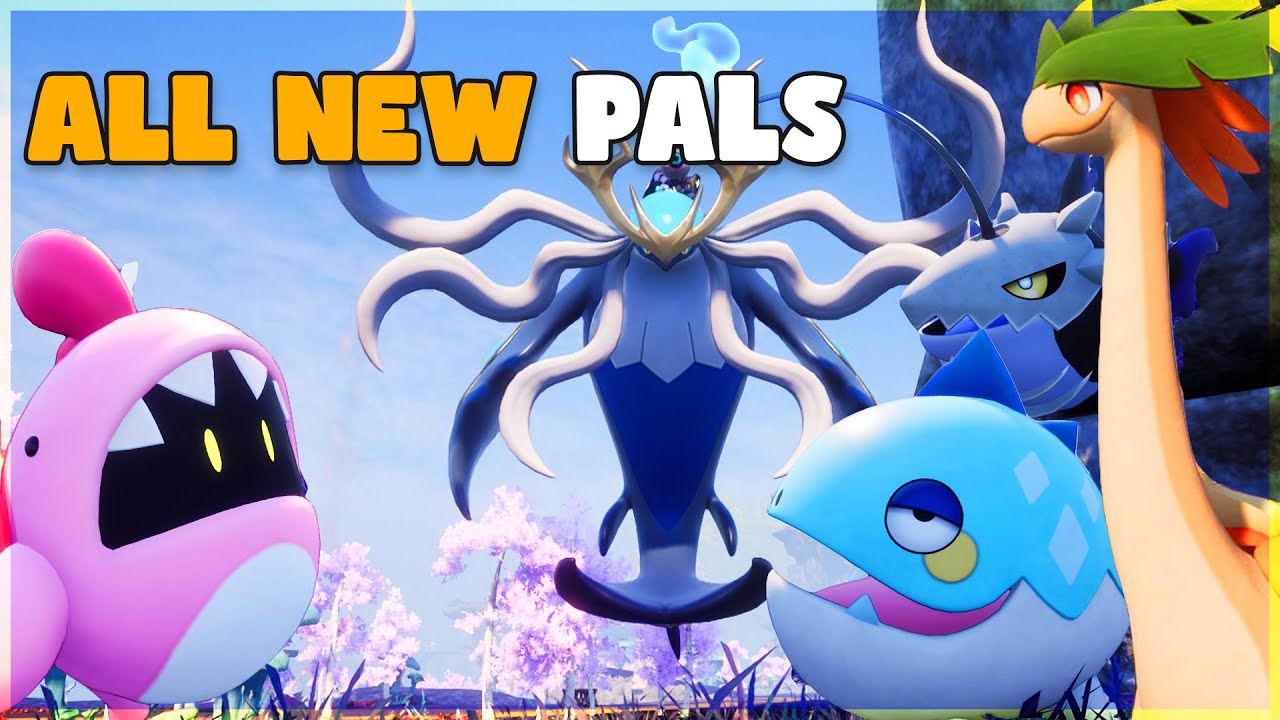 All New Pals in Palworld Tides of Terraria!