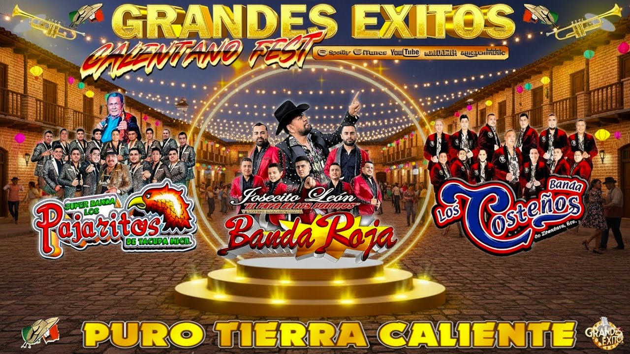 Banda Los Costeños ft Los Pajaritos De Tacupa ft Banda Roja 💥 Calentano Mix - Tierra Caliente
