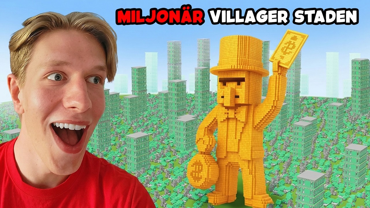 Jag Hittade Miljonär Villager Staden i Minecraft