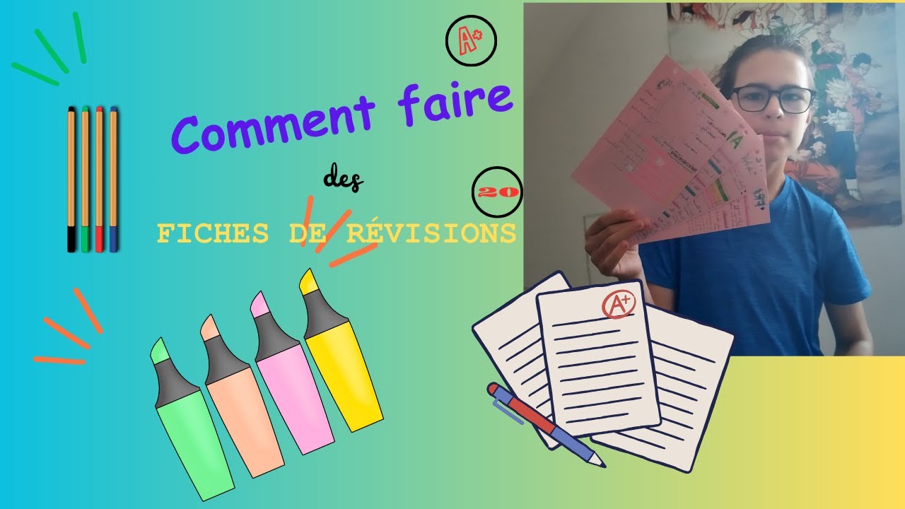 Comment faire des fiches de révisions FACILEMENT