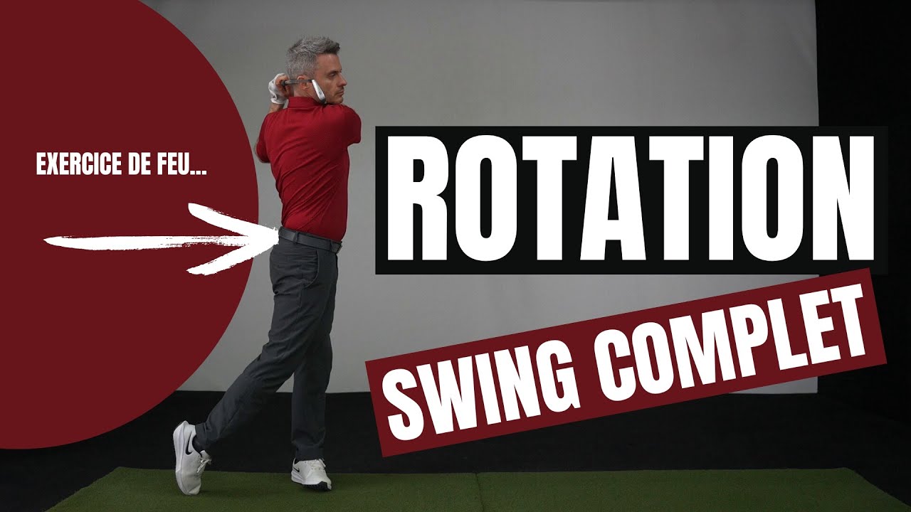 Le swing complet au golf! La rotation simplifiée!