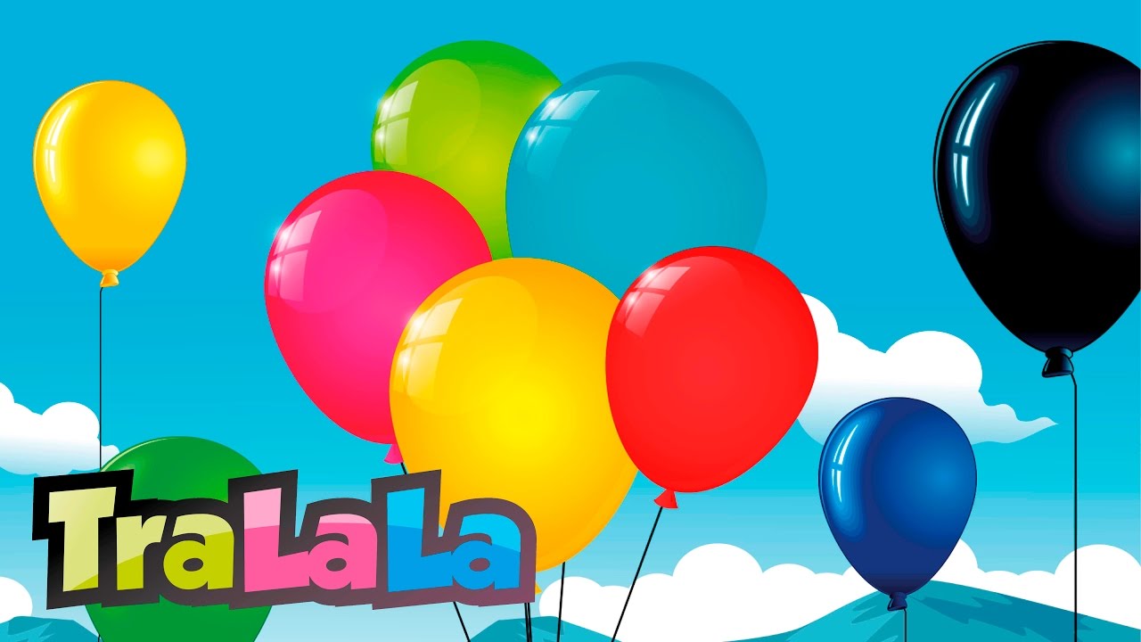Baloane colorate - C&acirc;ntece pentru copii | TraLaLa
