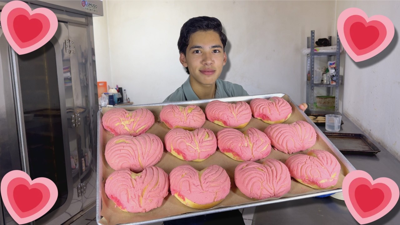 💕💞CONCHAS EN FORMA DE CORAZON SIN MOLDE // ESPECIAL SAN VALENTIN 💞💕