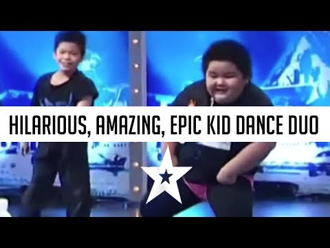 Hilarious, Amazing, Epic Kid Dance Duo From Thailand's Got Talent #HD