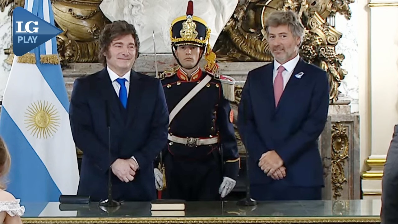 Javier Milei toma juramento a Juan Bautista Mahiques, el nuevo ministro de Justicia