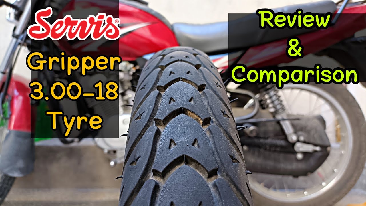 Gripper 3.00-18 Tyre | Review & Experience | Servis Cruiser vs Gripper Tyre | KK VIDZ