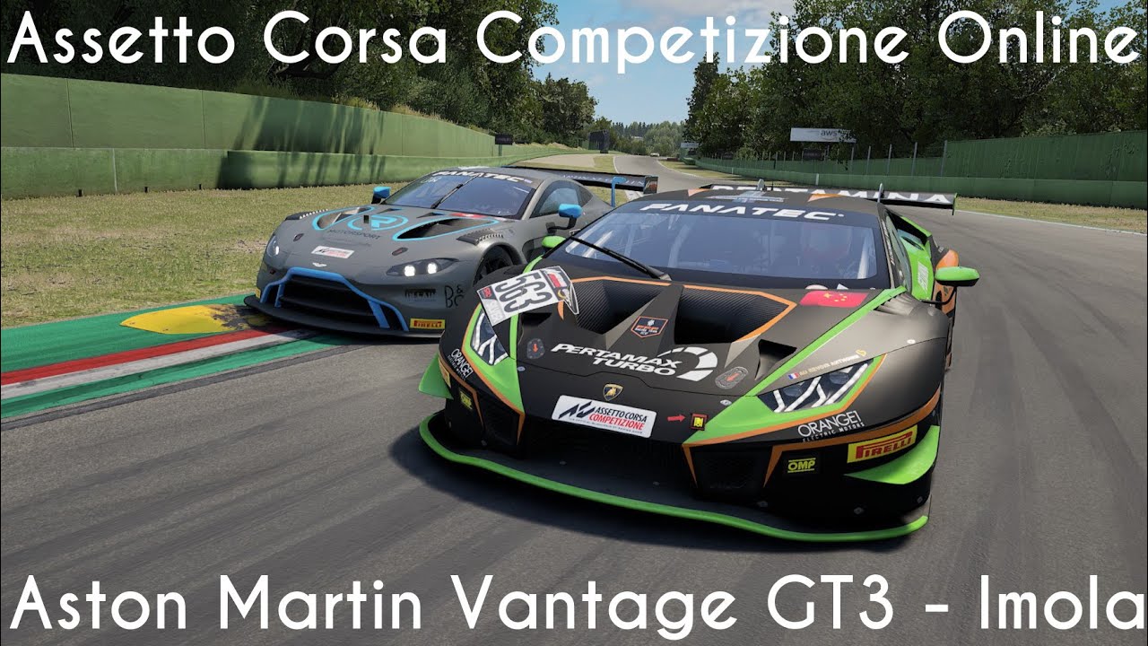 Close Racing for the Win - Assetto Corsa Competizione Online - Aston Martin Vantage GT3 at Imola