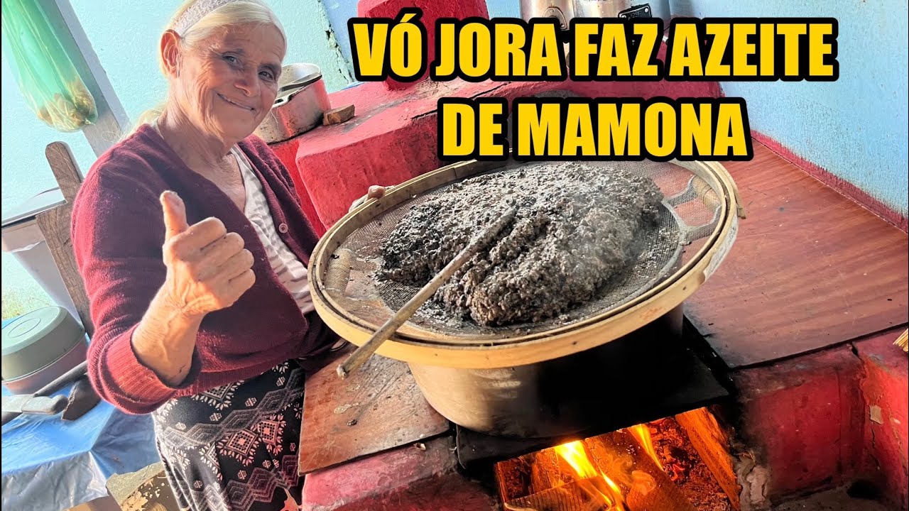 Vó JORA FAZ AZEITE DE MAMONA