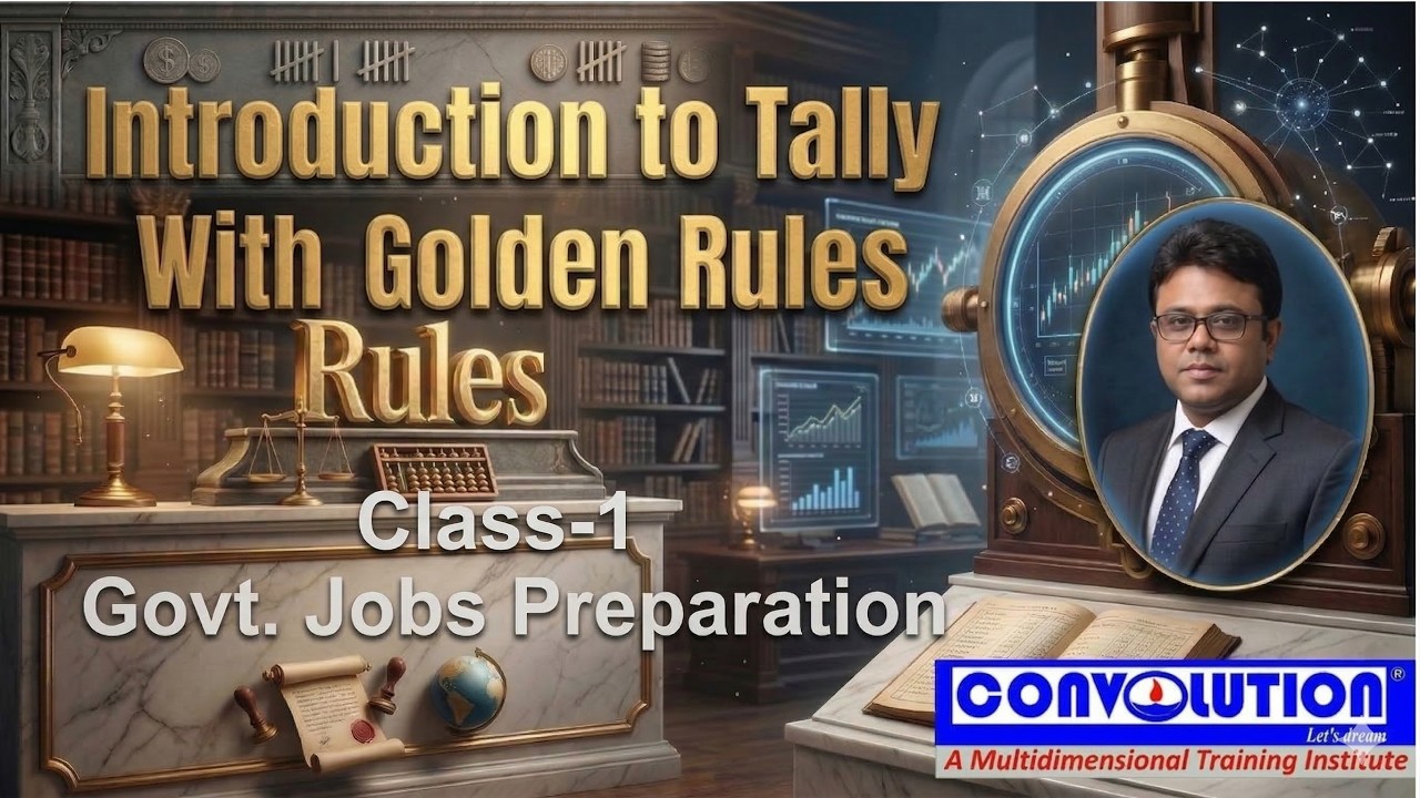 Basics of Accounting | Golden rules| Convolution | PKD | A.C