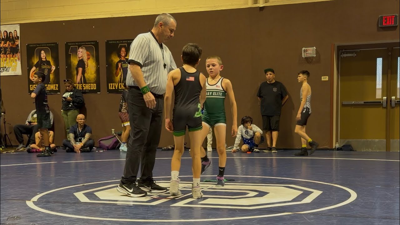 Youth Wrestling - Folkstyle Win 01-18-2026 #kneepull #sweepsingle #takedown #12u #youthwrestling