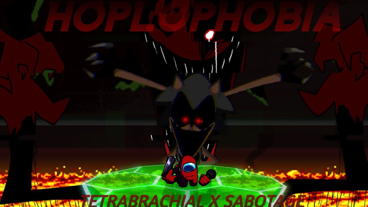(24/25) Hoplophobia - Tetrabrachial x Sabotage / Fatal Error vs Sl4sh vs Red / FNF Mashup