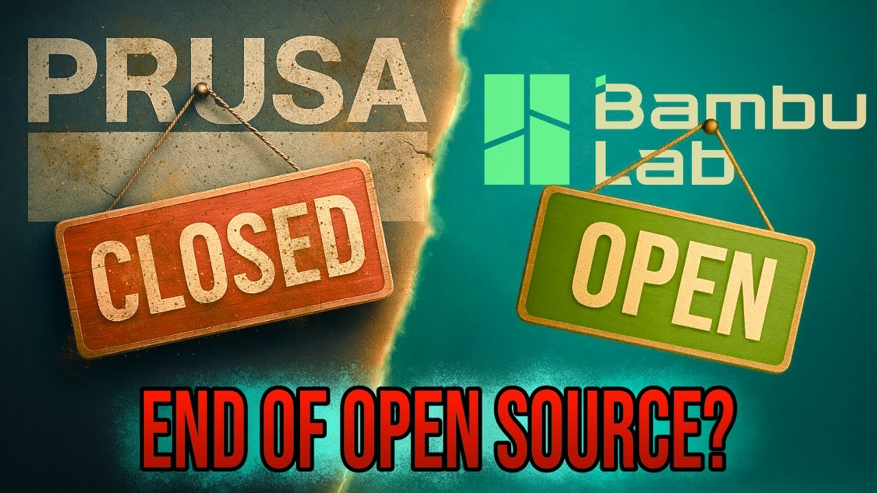 Josef Prusa sugeruje koniec Open Source
