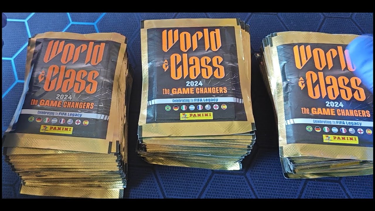 VERY NICE!!! 150 Packs of 2024 Panini FIFA World Class Stickers