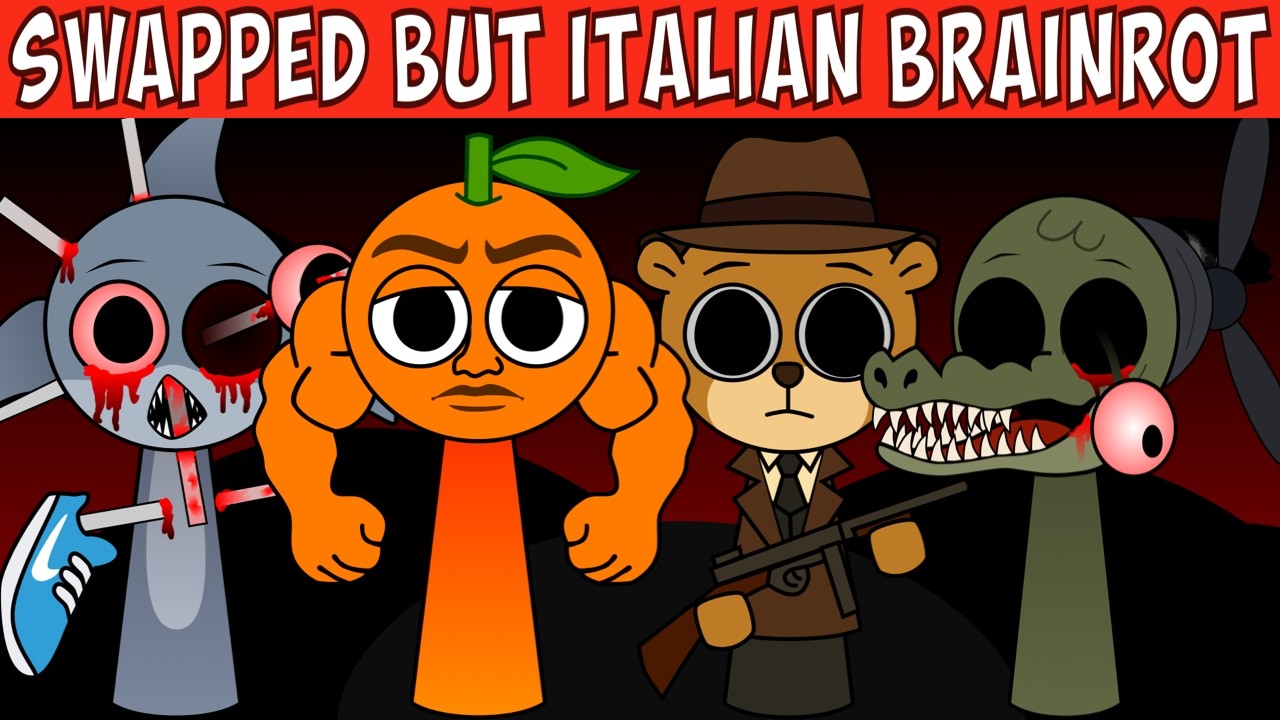 Incredibox Sprunki Swapped BUT Italian Brainrot