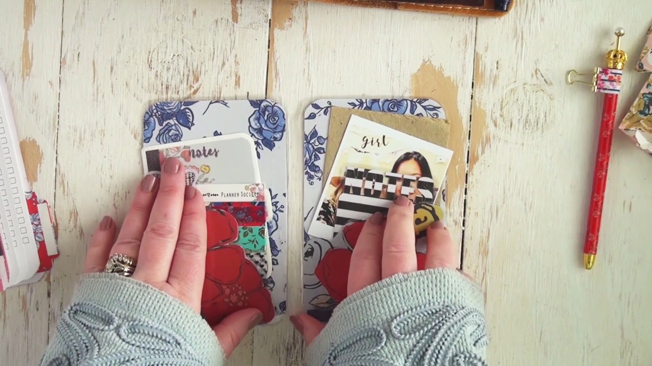 My December 2016 Planner Society kit Set up in a No. 2 Wide Foxy Fix