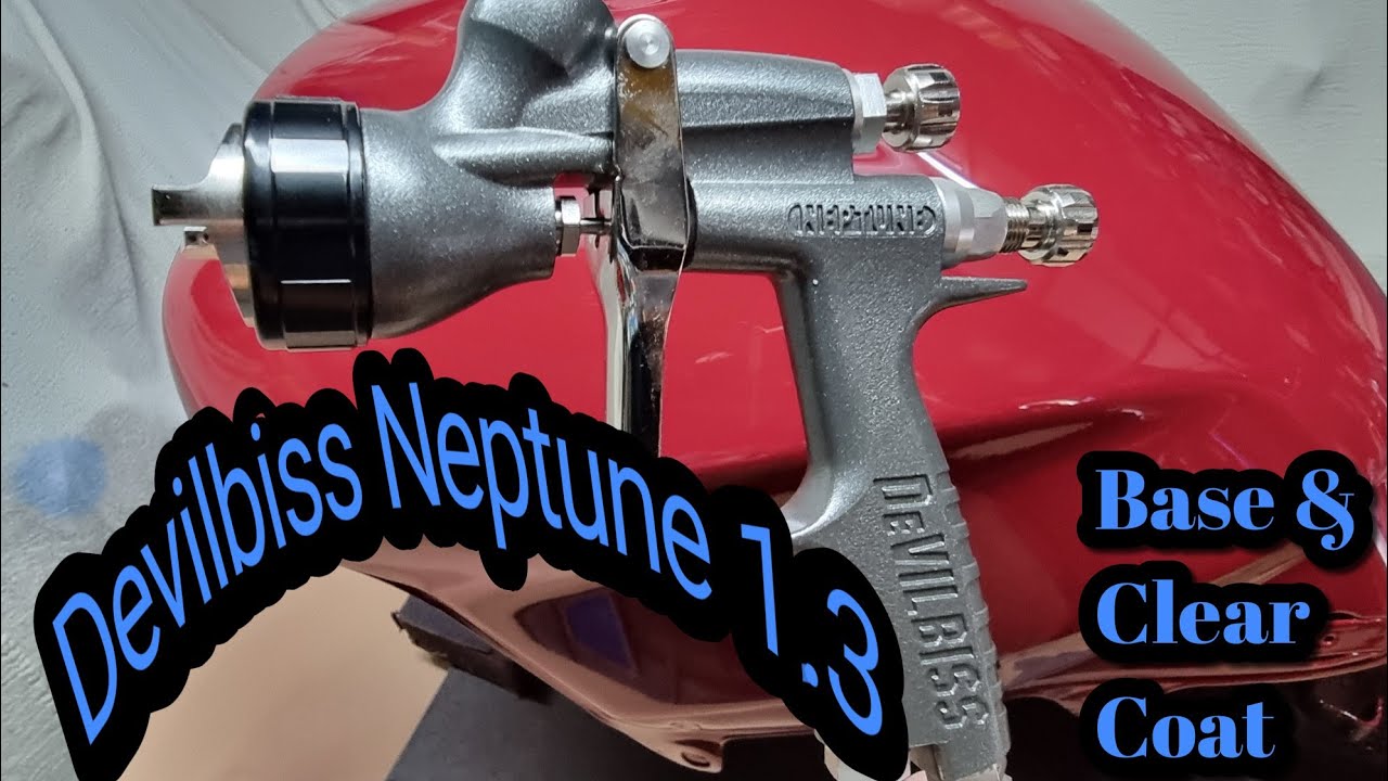 Devilbiss Neptune 1.3 T110B For Base & Upol 2080 2802 Clear Coat