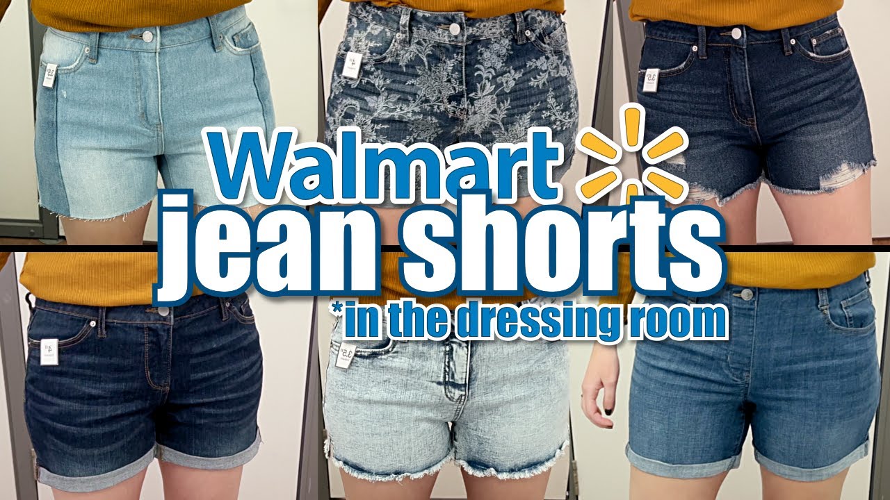Walmart JEAN SHORTS Summer 2022 *in the dressing room