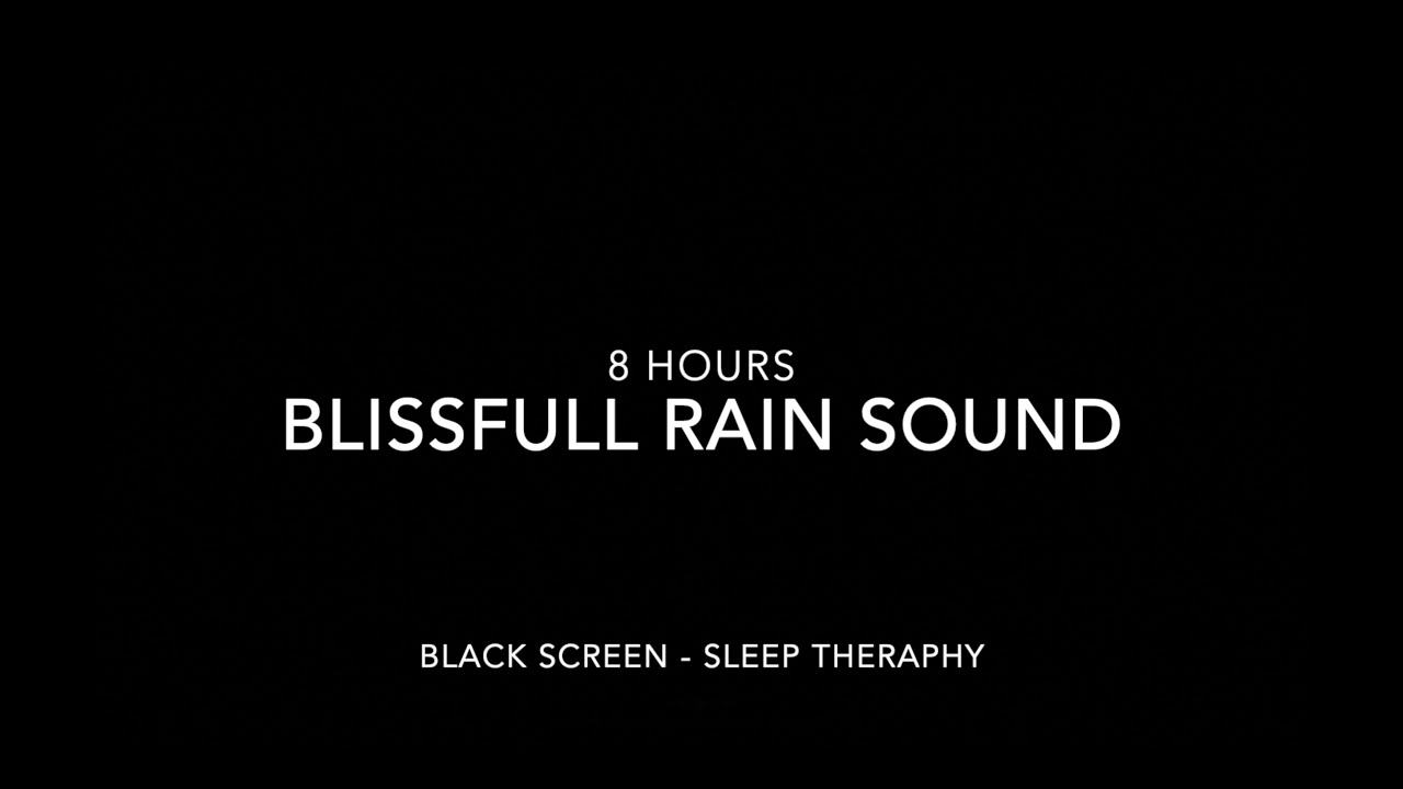 Rain sound for sleeping peacefully - bye insomnia