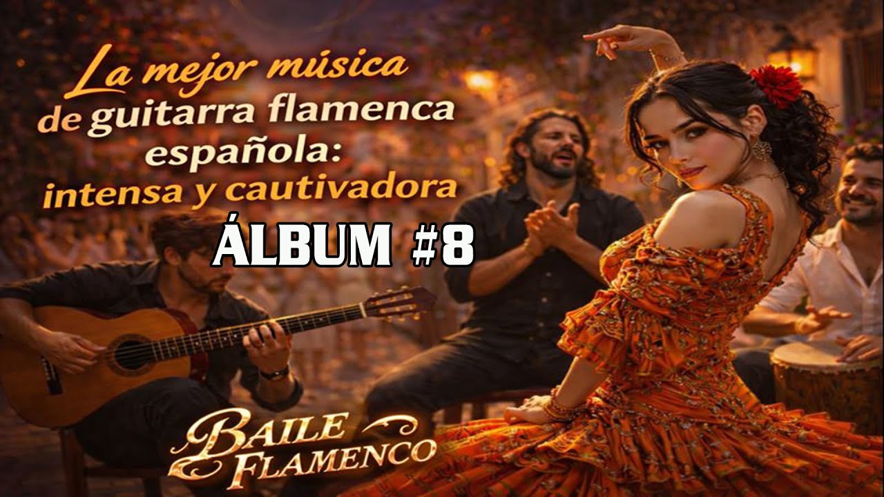 La mejor música de guitarra flamenca N.° 8 - Bailes flamencos que te harán querer bailar