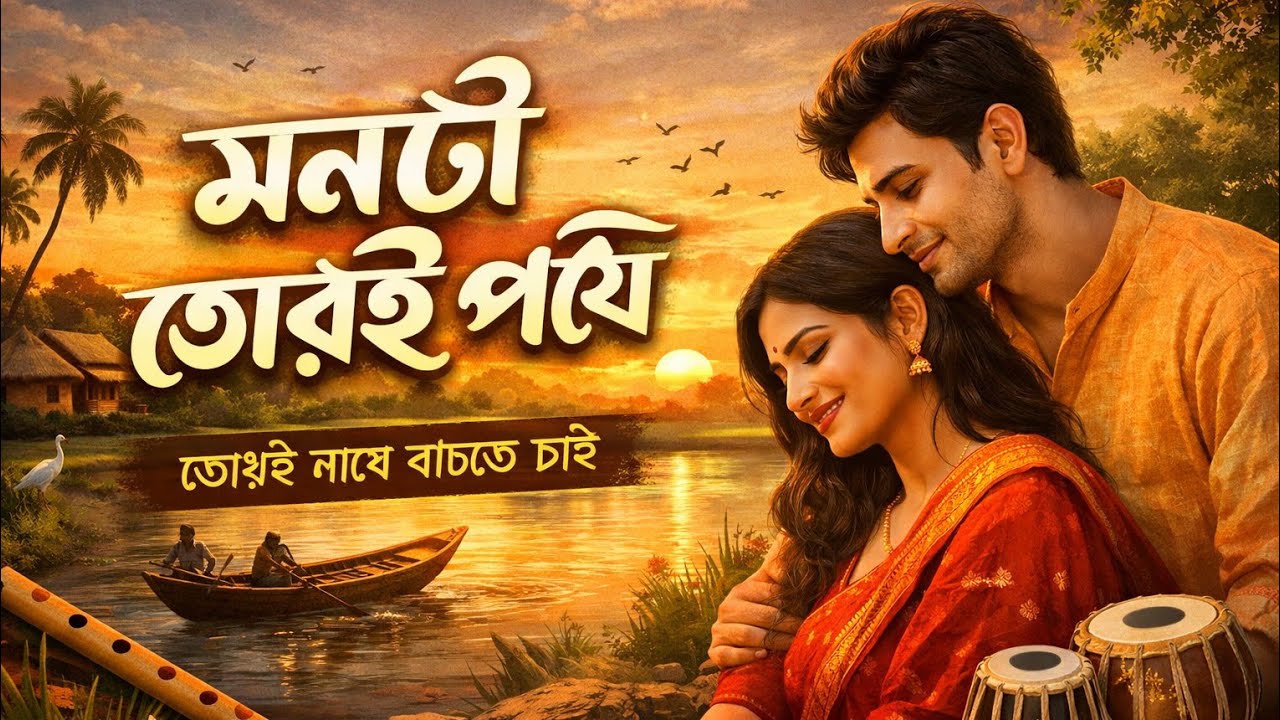 Mon Ti Toke Peye Priyo | Toke Niye Bachte Chai | New Bangla Love Song