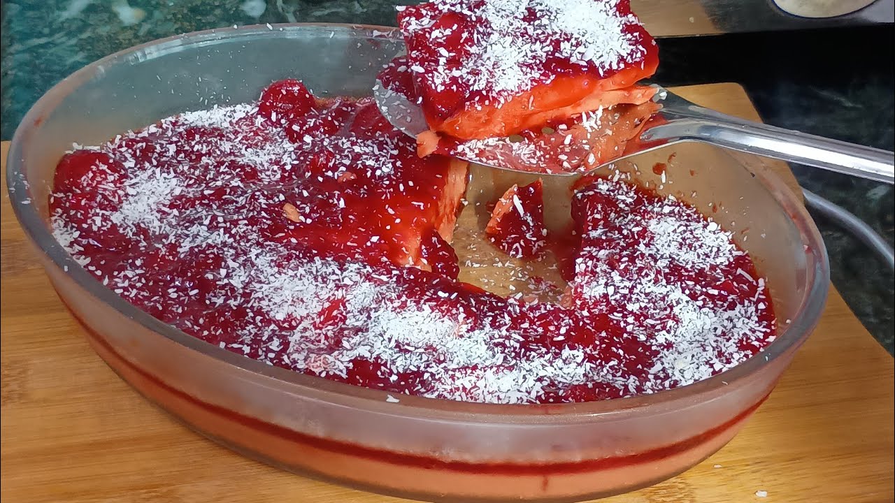 Strawberry pudding recipe | 