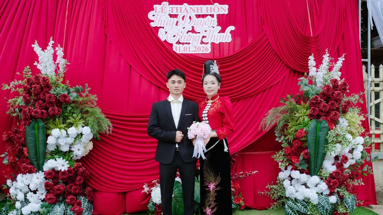 TOÀN CẢNH LỄ THÀNH HÔN HƯNG THỊNH & THUỲ DUYÊN || BẢN NÀ CÀNG THUẬN CHÂUU || ĐÁM CƯỚI THÁI ĐEN