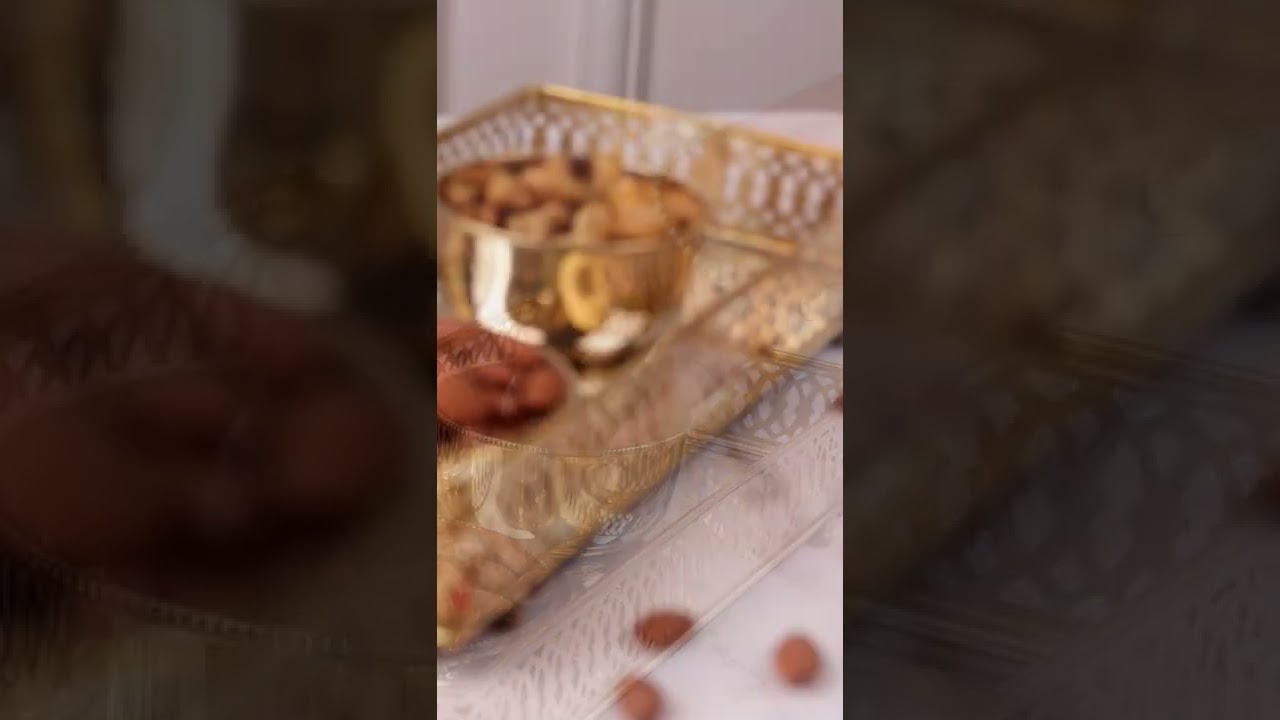 Basant Rectangle  Decorative Mirror Tray