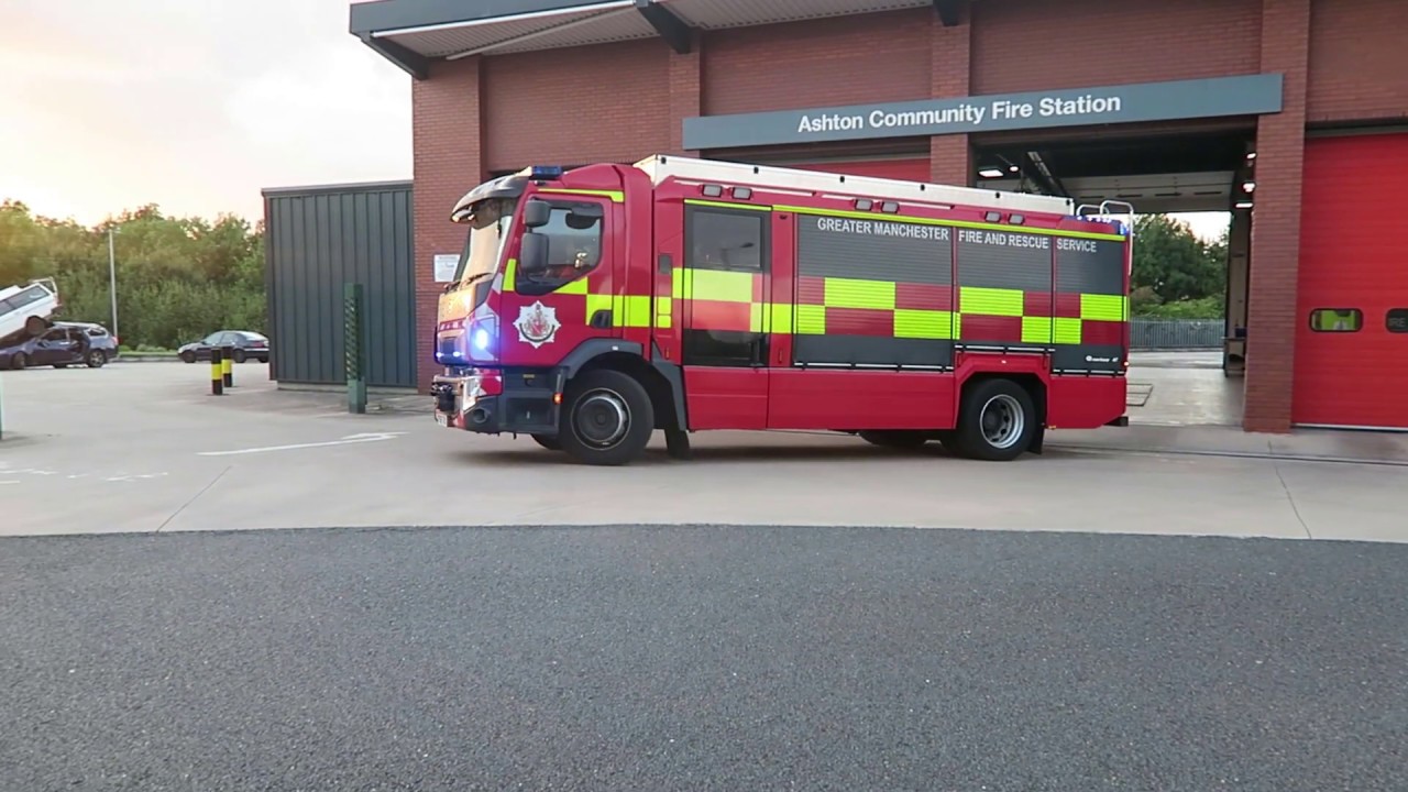 Technical Response Unit Siren Demonstration - Greater Manchester Fire And Rescue Service