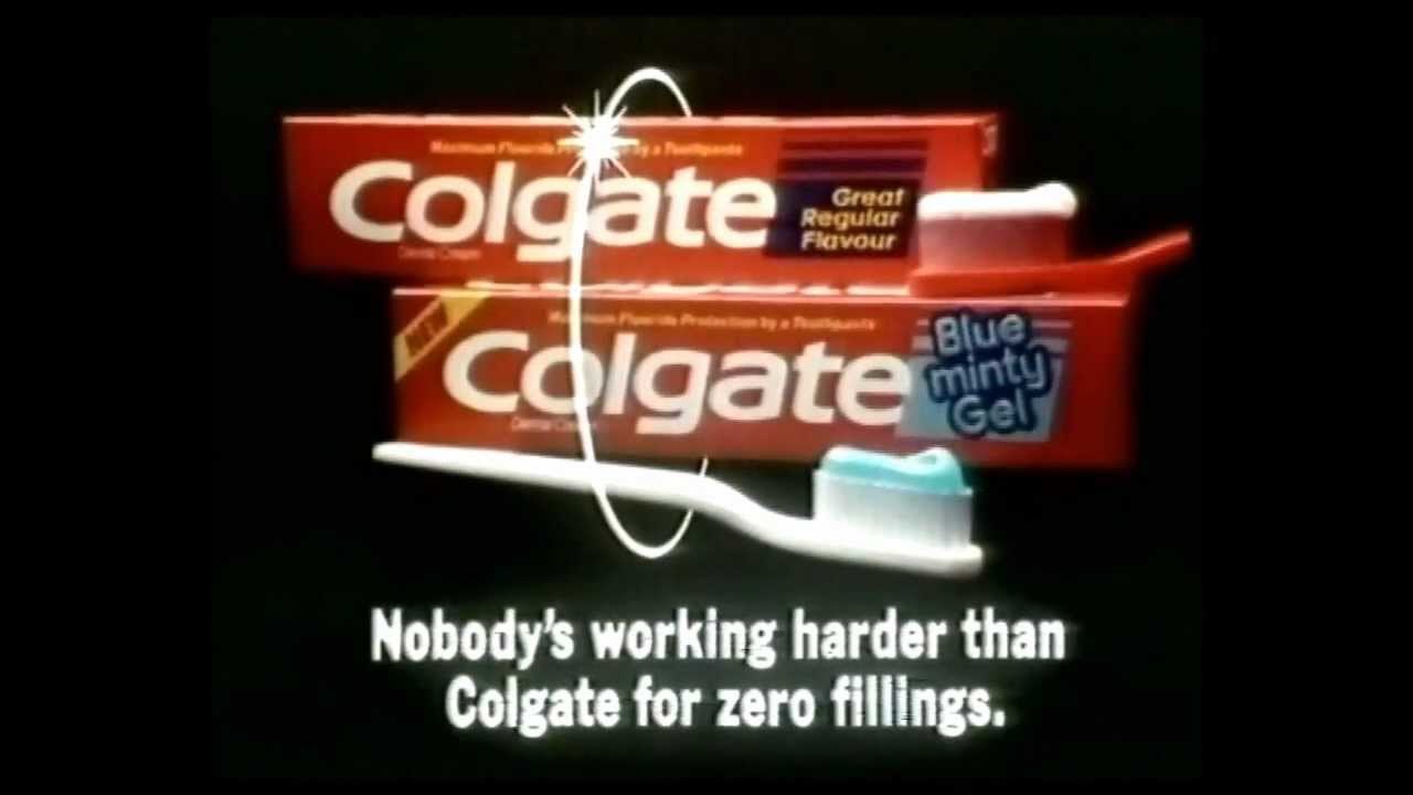 Colgate toothpaste advert - 1983