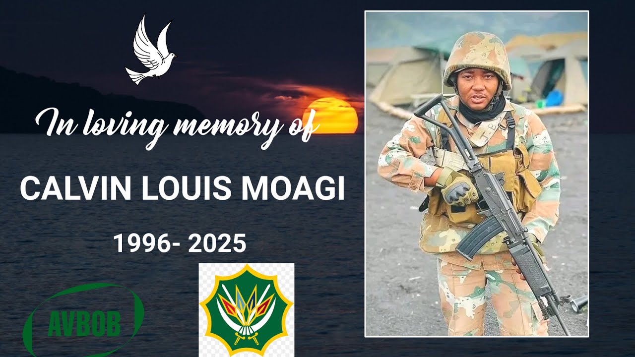 FUNERAL SERVICE OF CALVIN LOUIS MOAGI