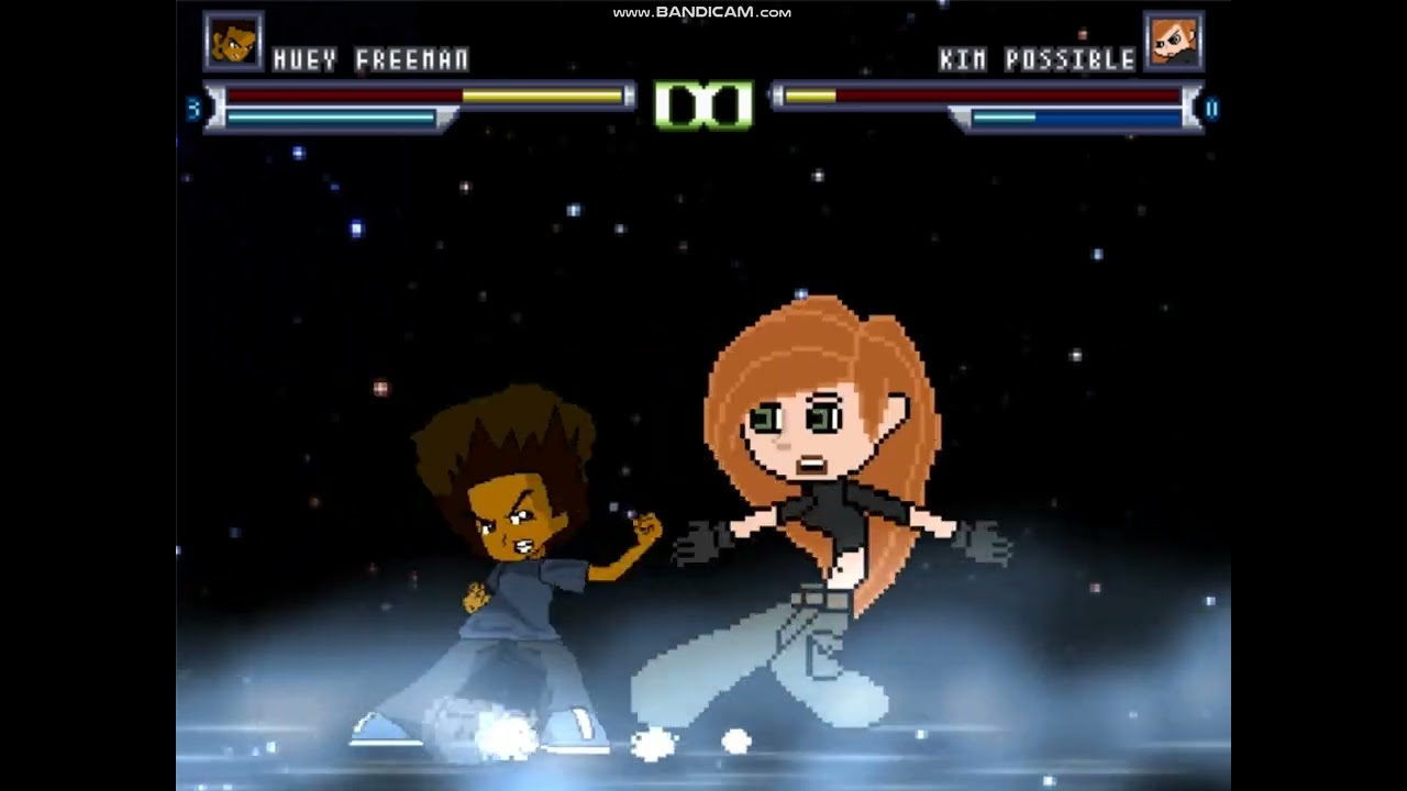 MUGEN Huey Freeman vs Kim Possible