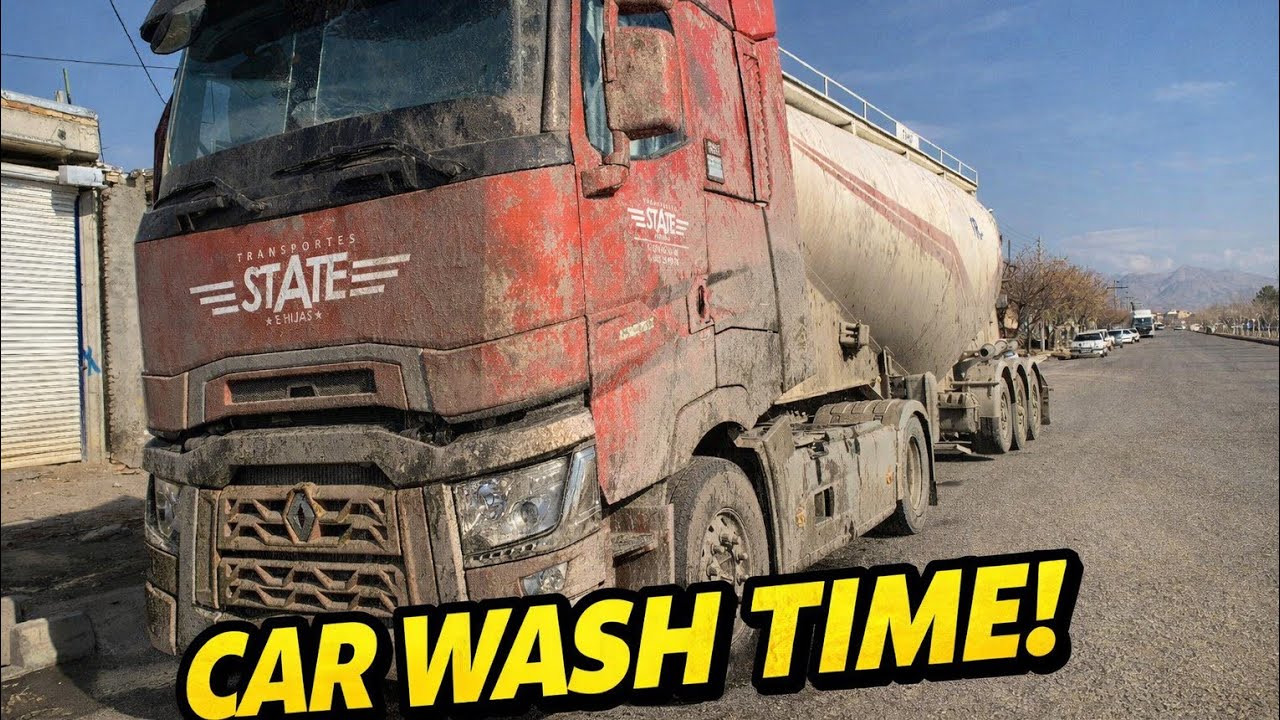 The Dirtiest Tanker Truck Ever Gets Washed! 😱💦