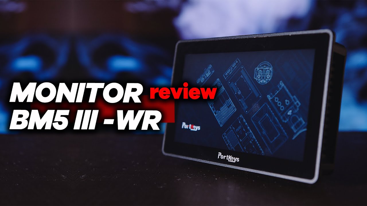 Review monitor que controlar Câmeras com 2200nits e tem uma qualidade incrível Portkeys BM5 III-WR