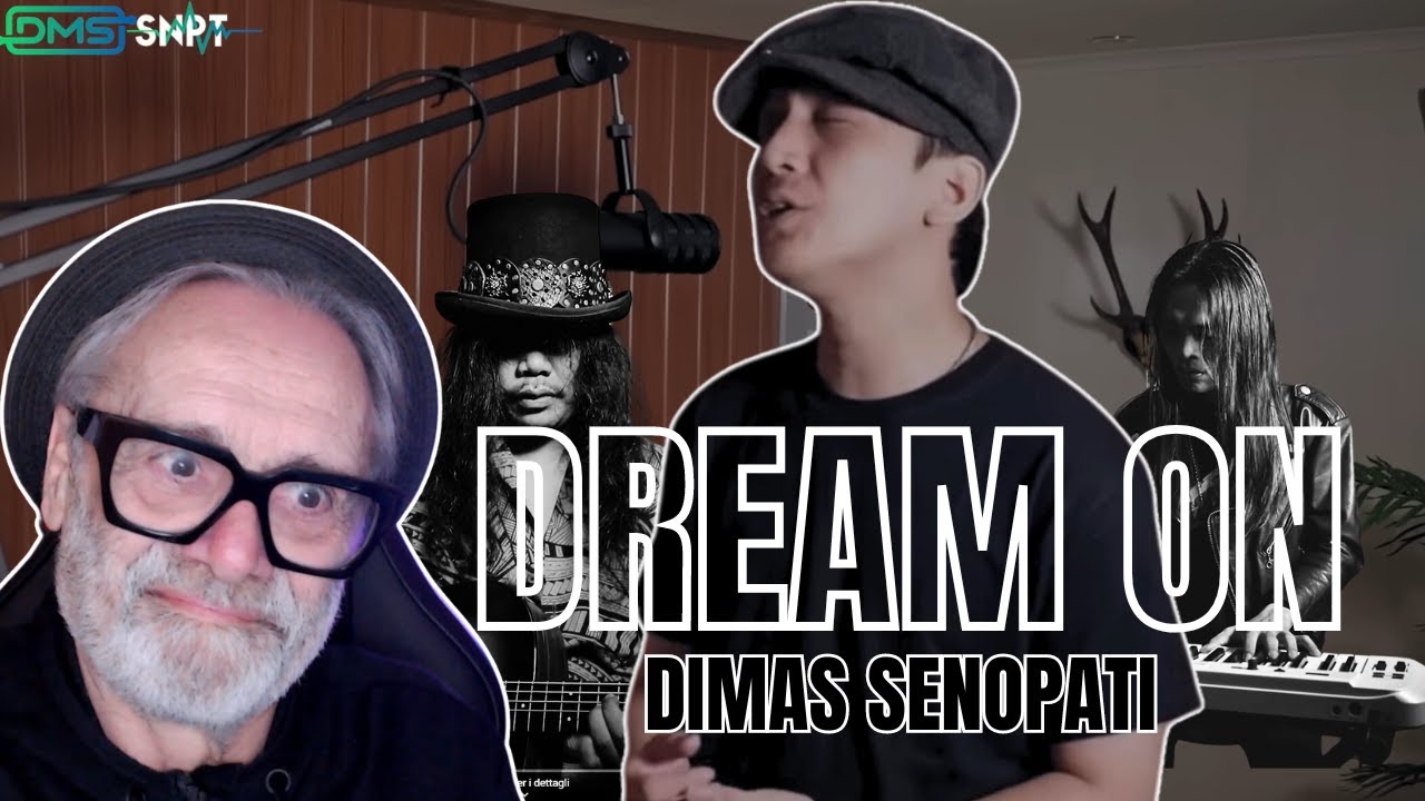 DIMAS SENOPATI |  Aerosmith   Dream On (Acoustic Cover) | REACTION by @GianniBravoSka