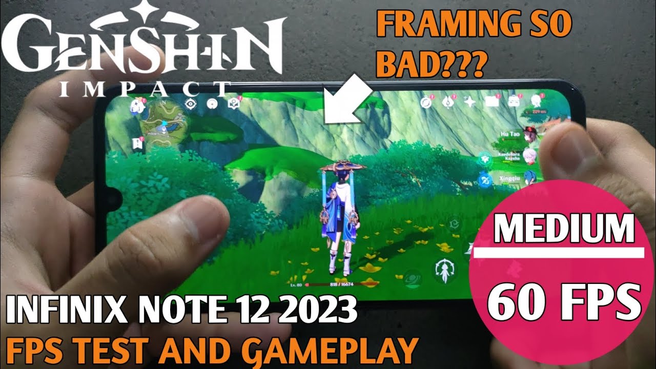 Safest Phone To Buy??? Infinix Note 12 2023 Genshin Impact Gaming Test | Low 60 Fps