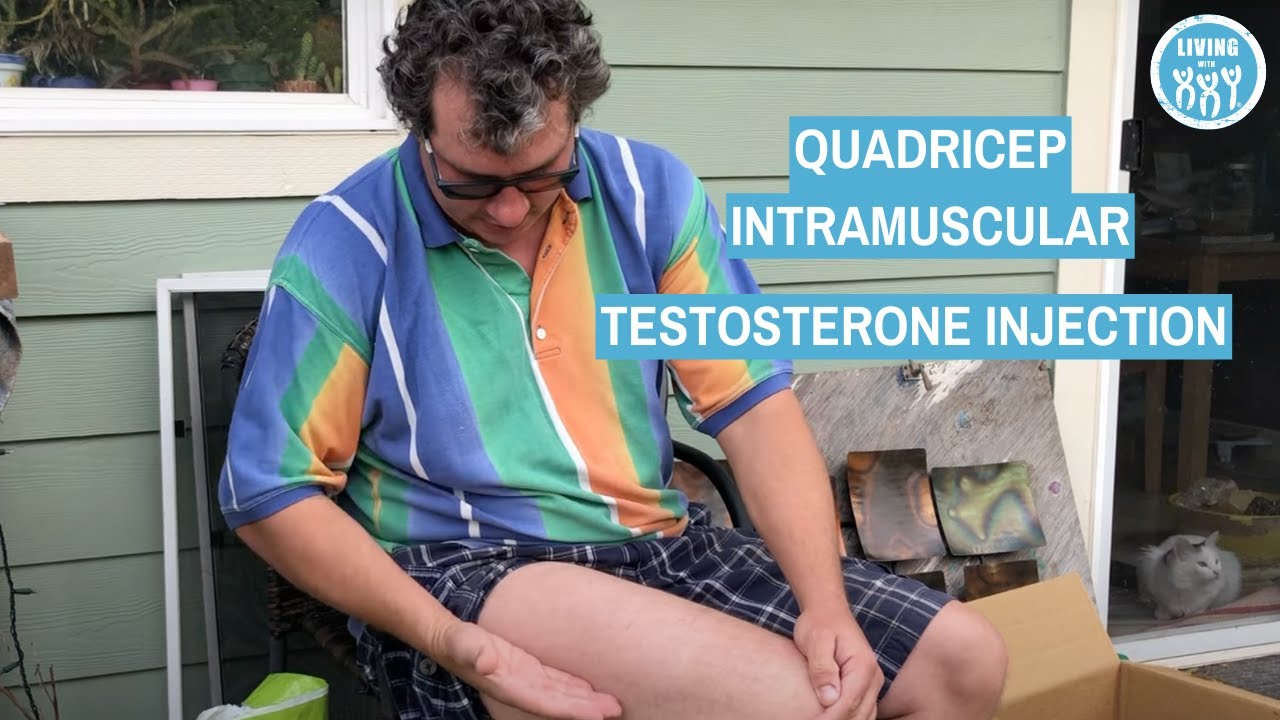 Внутримышечная инъекция тестостерона Ququadricep