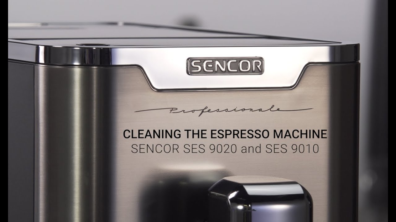 Cleaning the Espresso Machine Sencor SES 9020 and SES 9010