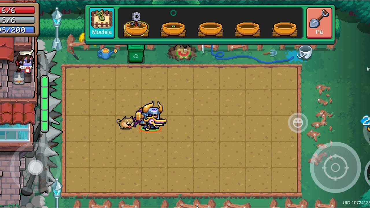 Soul knight novo evento *Defesa do Jardim* como jogar e melhores plantas para defesa.